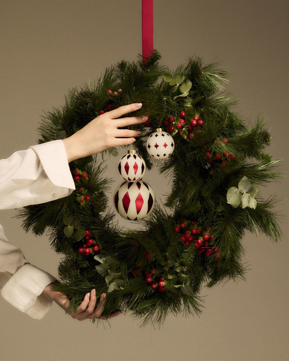 Delight – set di due palle per albero di Natale (NZ04SET3) - Sag 80 - Alessi - Complemento