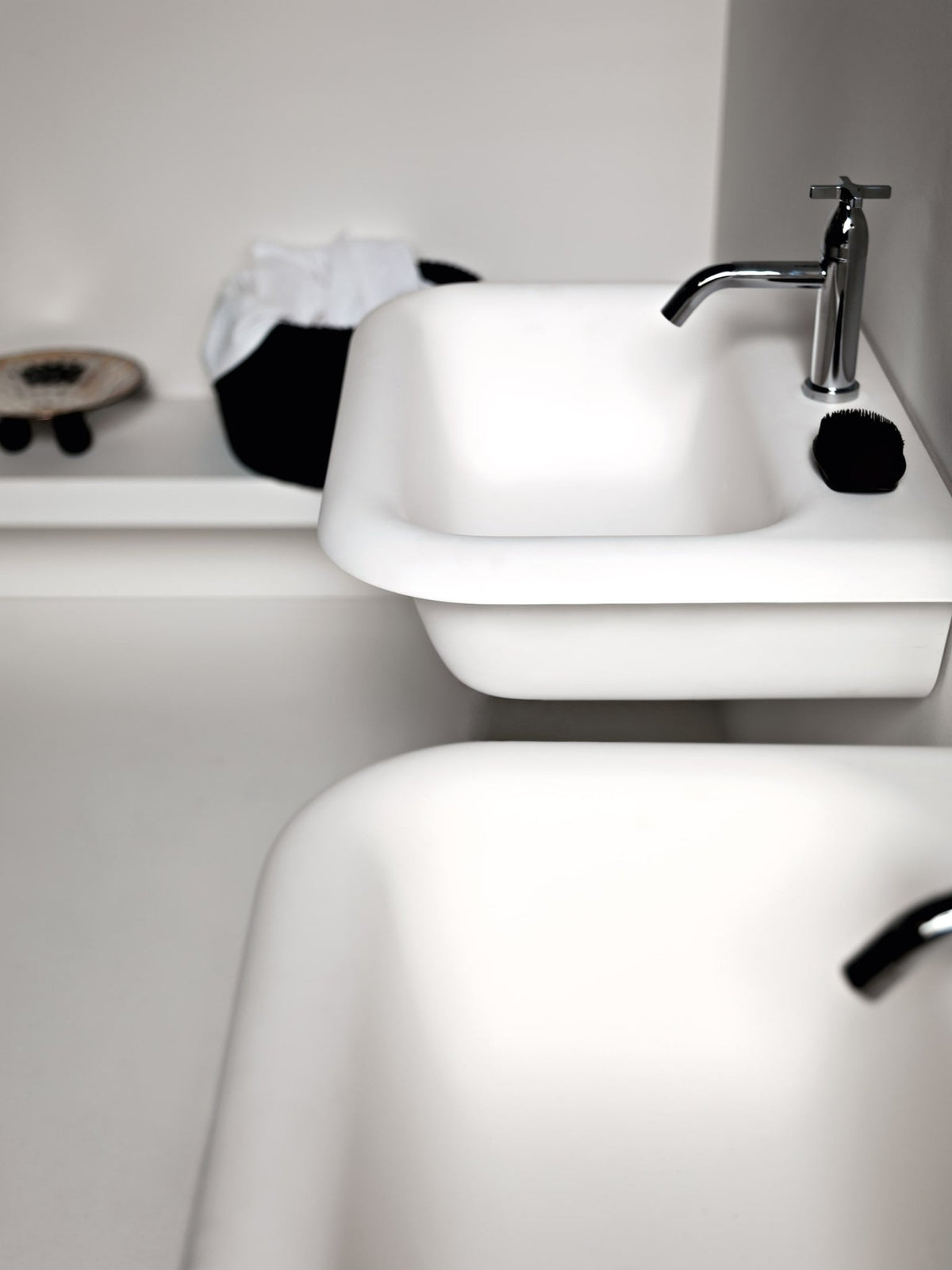 Ottocento – lavabo a parete - Sag 80 - Agape - Lavabo