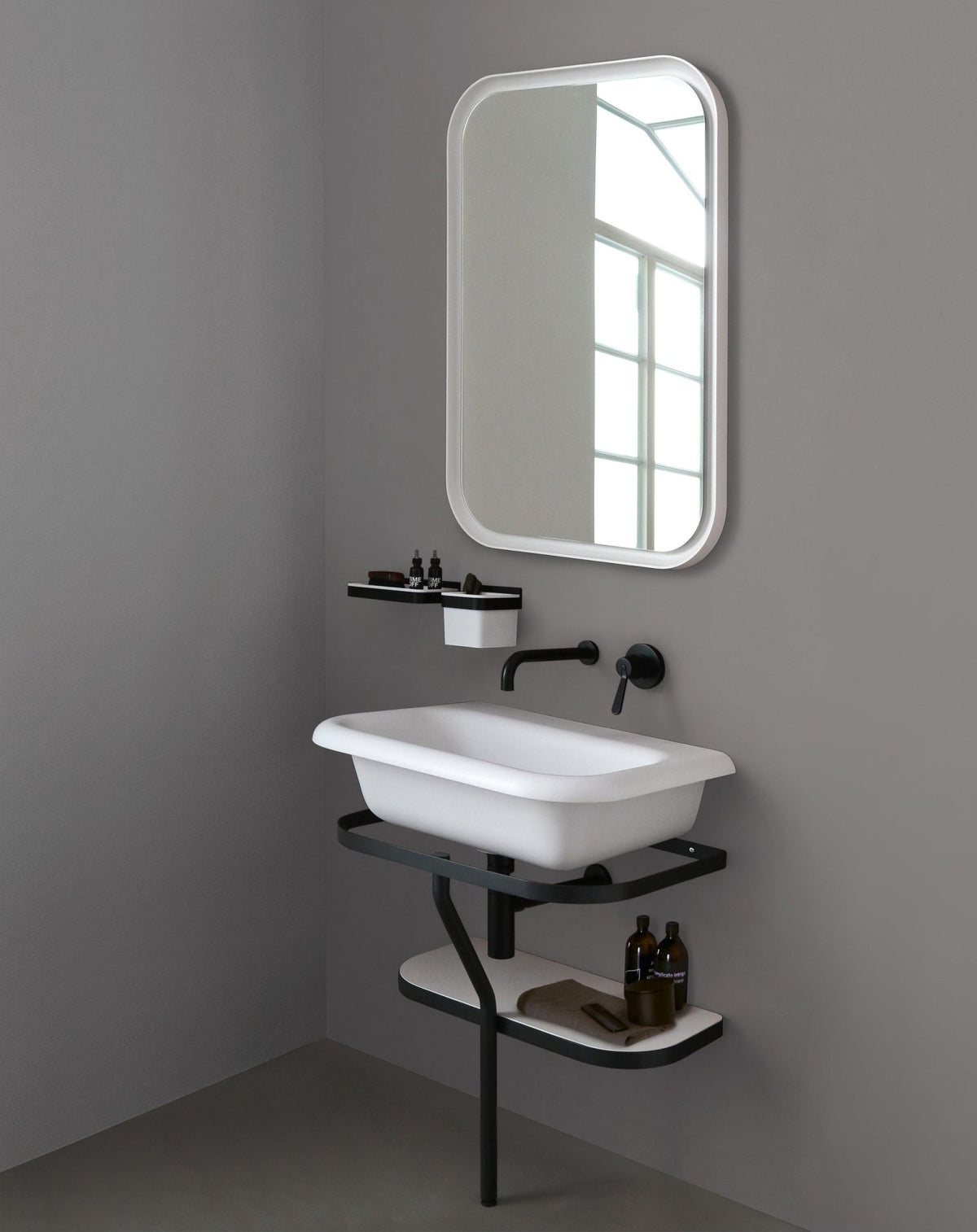 Ottocento – lavabo a parete - Sag 80 - Agape - Lavabo