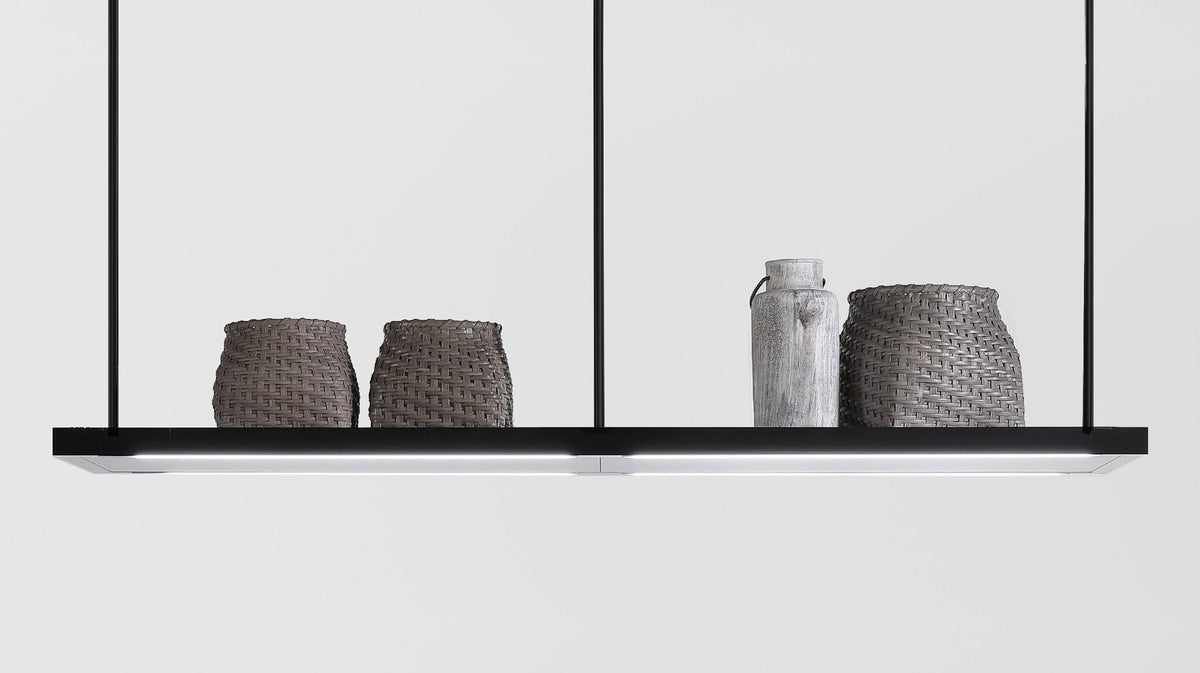 Single Shelf e Double Shelf – mensole sospese per isola - Sag 80 - Arclinea - Cucina