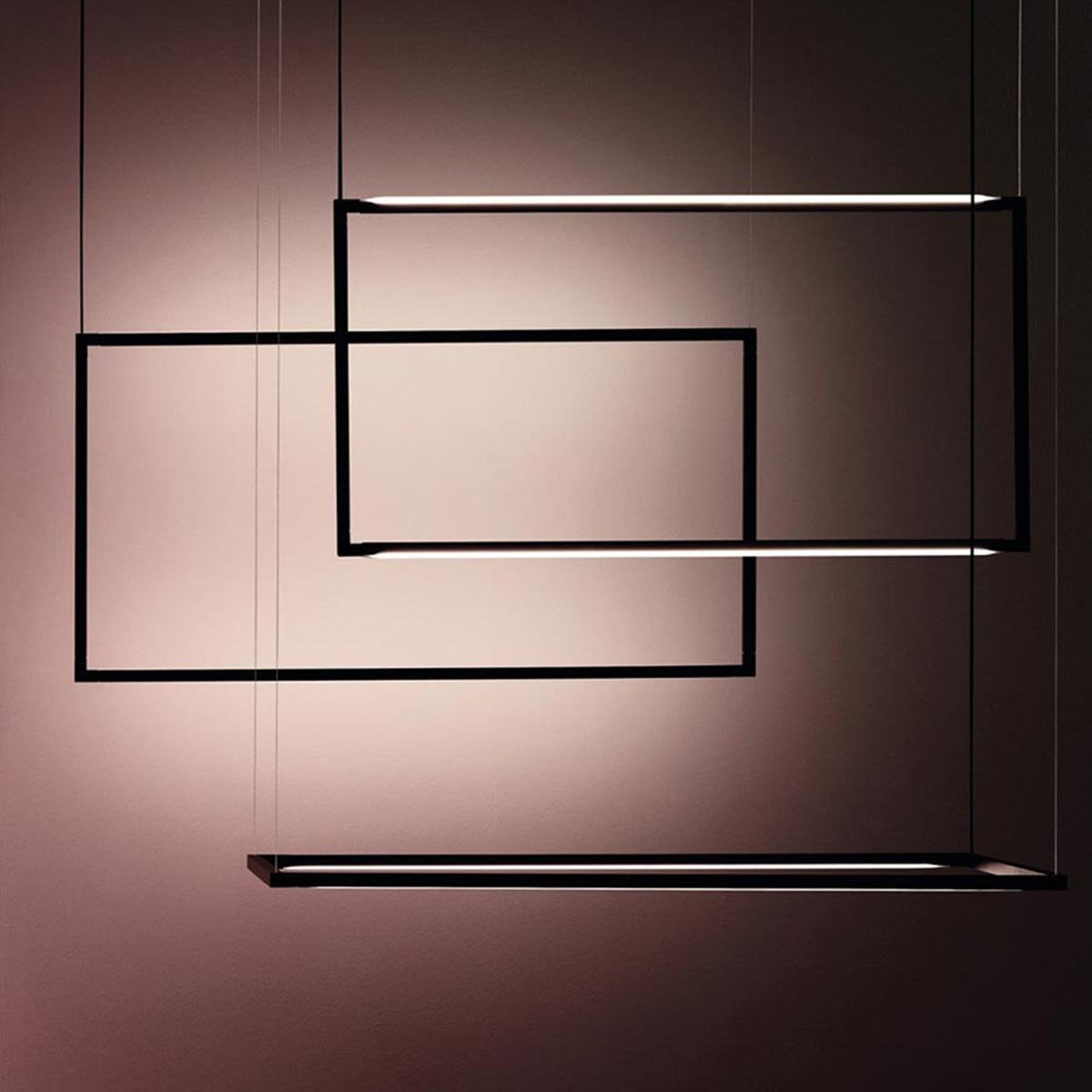 Spigolo – lampada a sospensione – ambientata