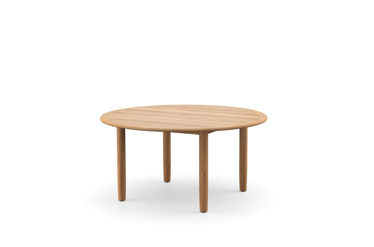 Tibbo – tavolo da pranzo with parasol hole - Sag 80 - DEDON - Tavolo