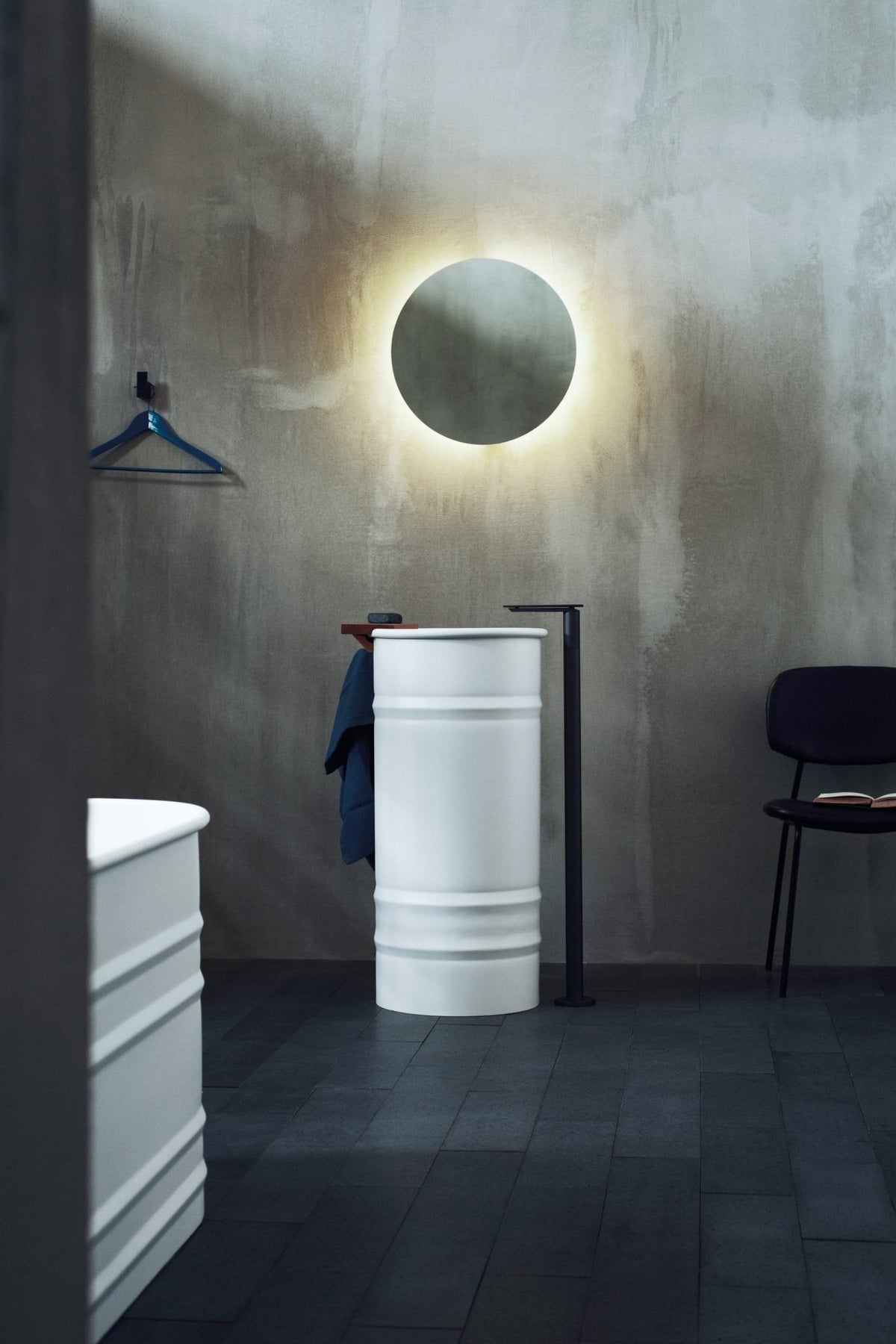 Vieques – lavabo a colonna - Sag 80 - Agape - Lavabo