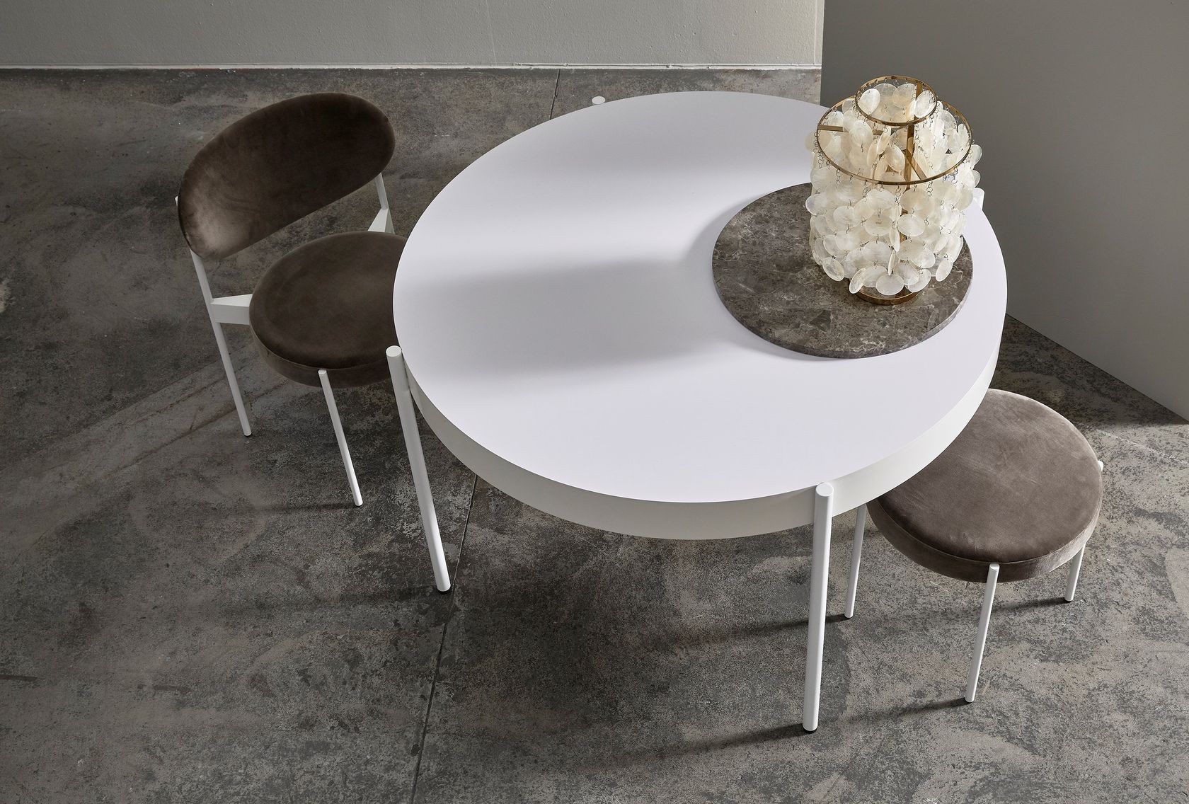 Tavolo Series 430 table - Sag 80 - Verpan - Tavolo