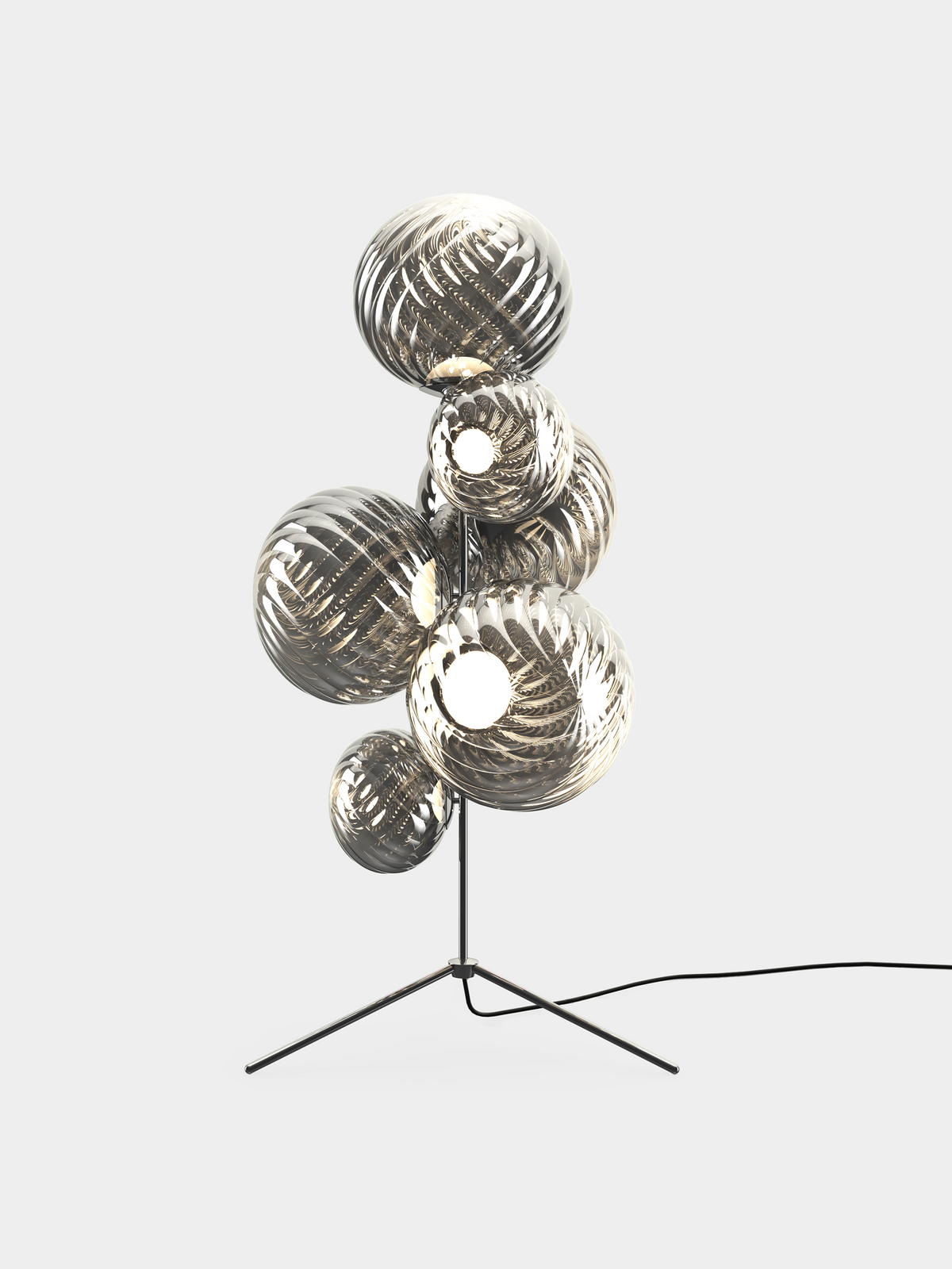 Whirl Floor Chandelier – lampada da terra – foto prodotto
