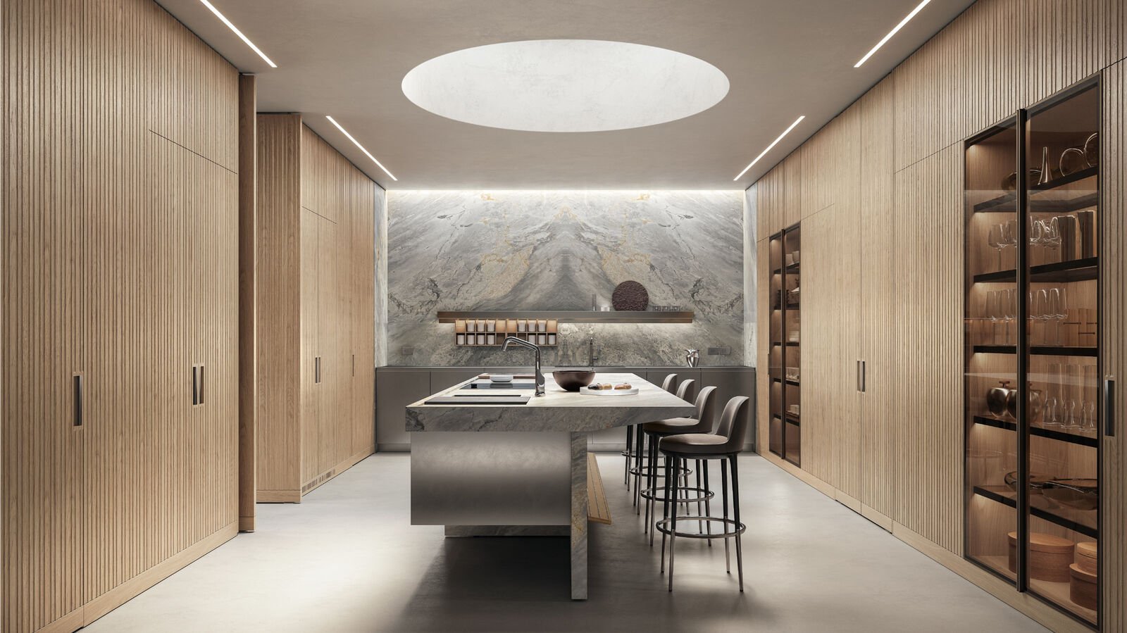Cucina Lignum et Lapis - Sag 80 - Arclinea - Cucina