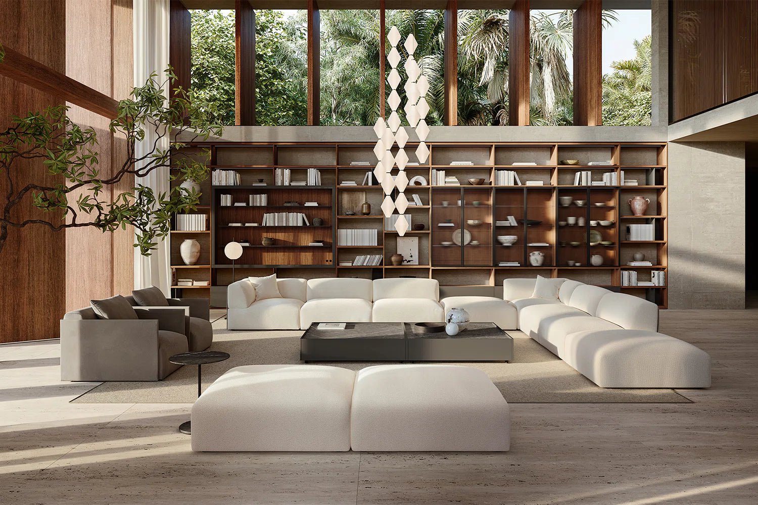 Librería Antibes System - Sag 80 - Boffi - Libreria
