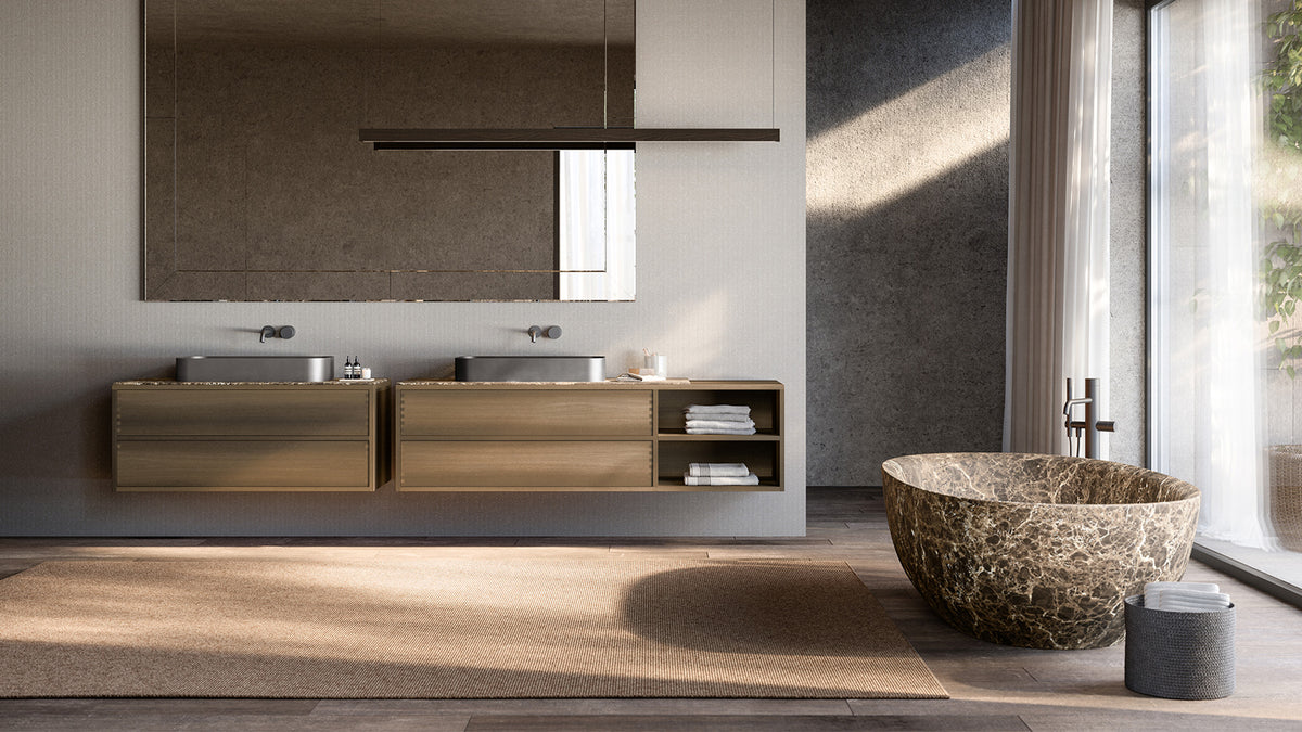 Bagno Wood-In - Sag 80 - Boffi - bagno