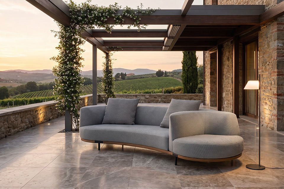 Bordone Outdoor – divano - Sag 80 - Alivar - Divano