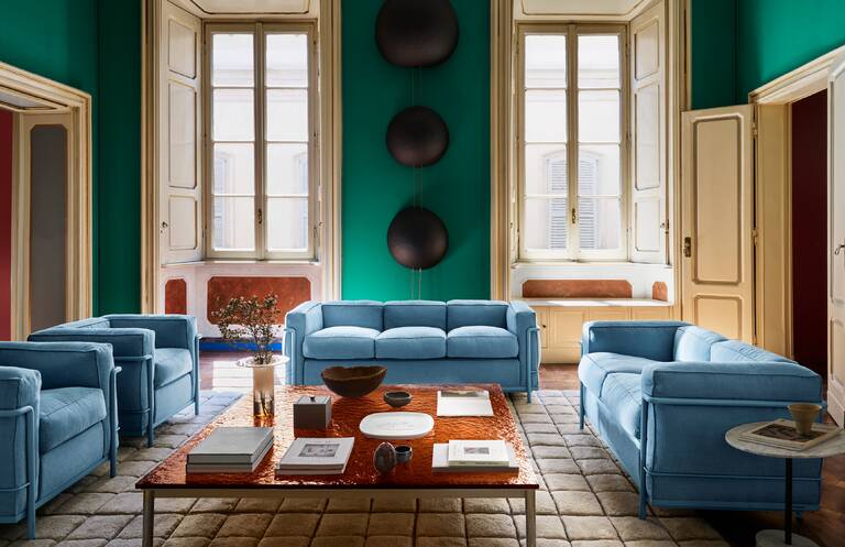 Tavolo 10 Table En Tube Basse, Grand Modèle - Sag 80 - Cassina - Tavolo