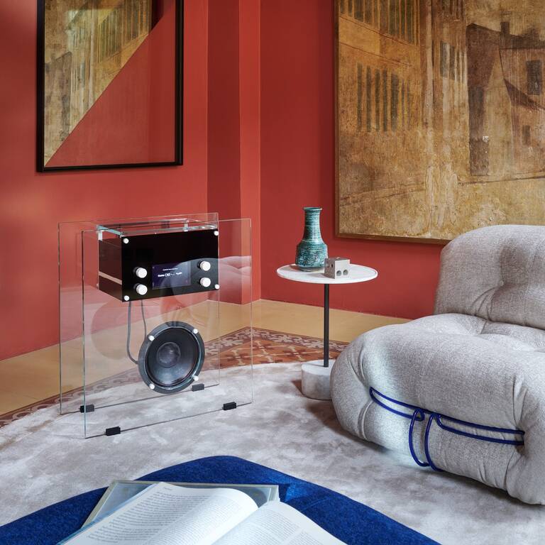 Complemento Radio In Cristallo - Sag 80 - Cassina - Complemento