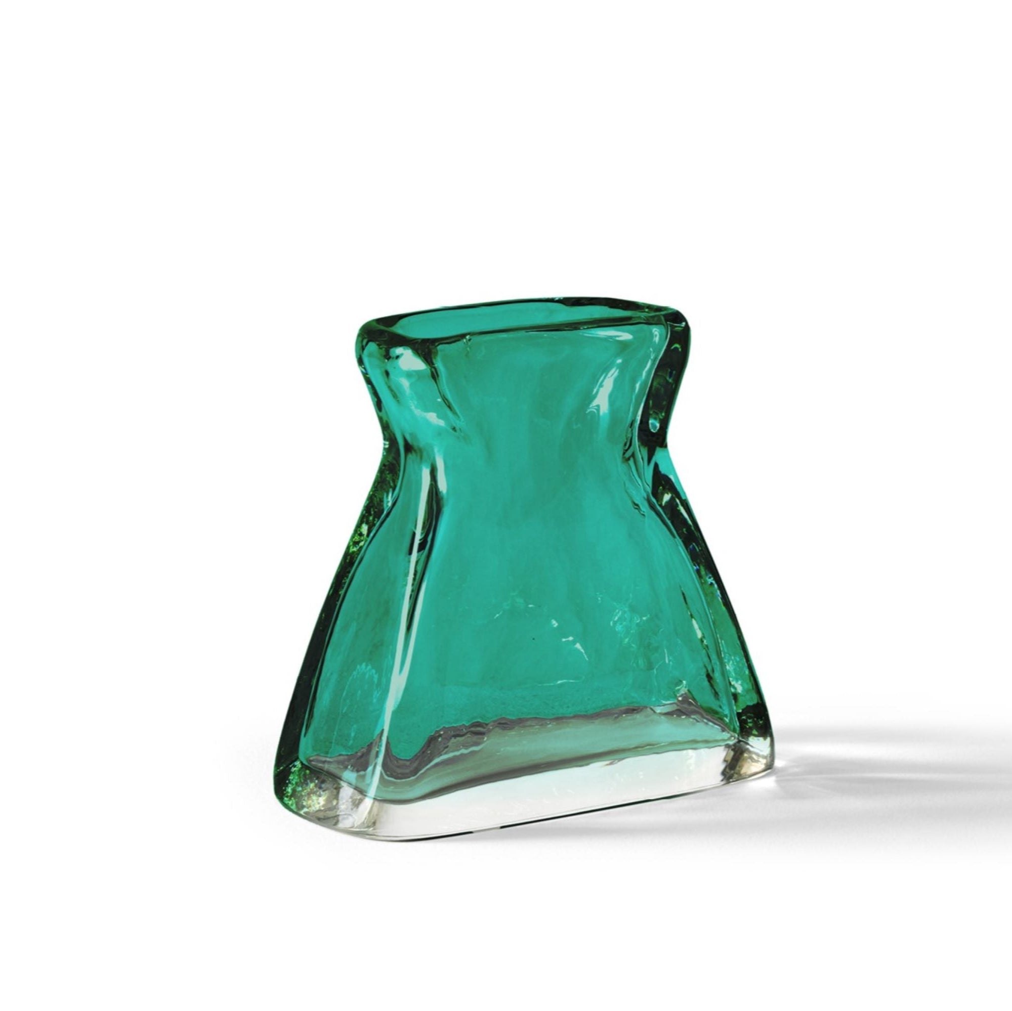 Complemento Vase À Fleurs Échancré Verde Smeraldo - Sag 80 - Cassina - Complemento