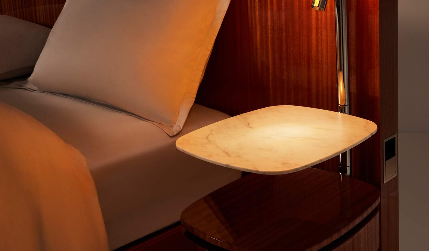 Letto Volage Ex - S Night Wood - Sag 80 - Cassina - Letto