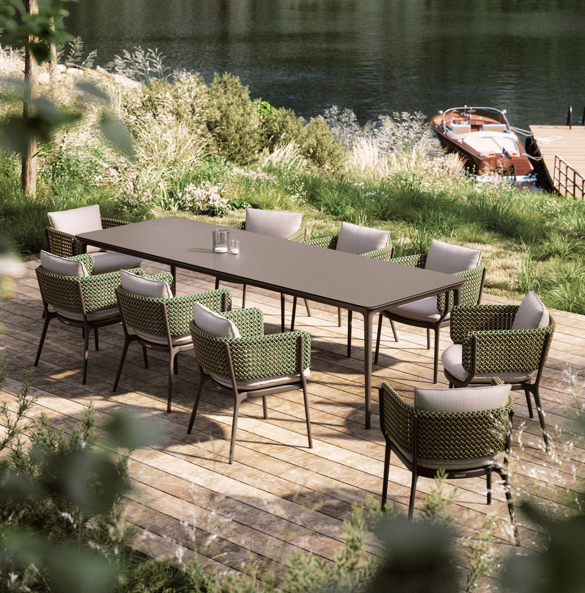 Bellmonde – tavolo da pranzo L - Sag 80 - DEDON - Outdoor