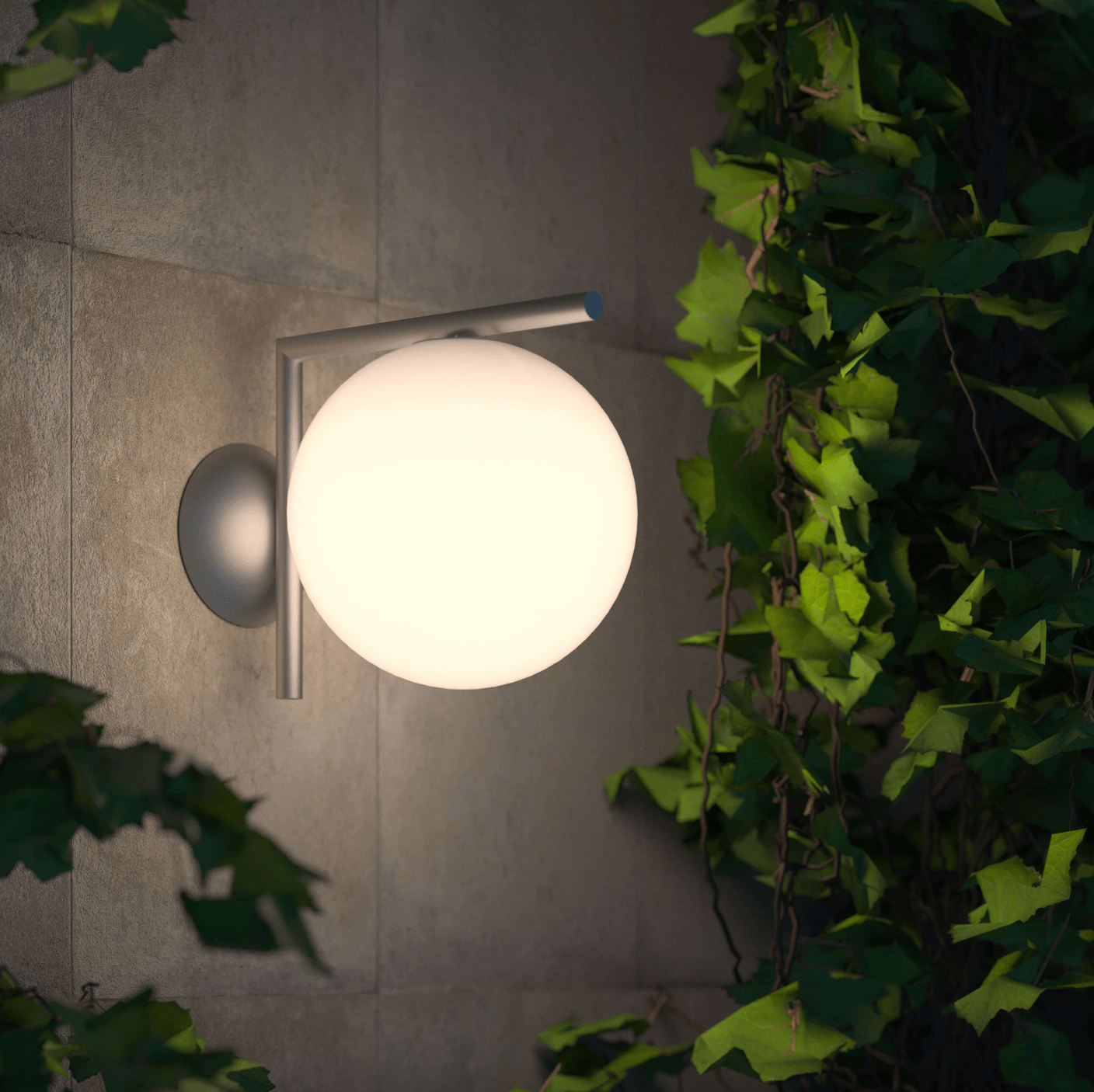 Lampada IC Lights Ceiling/Wall Outdoor - Sag 80 - Flos - Lampada