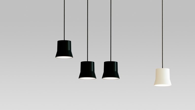 Giò light decentrata – lampada a sospensione – ambientata