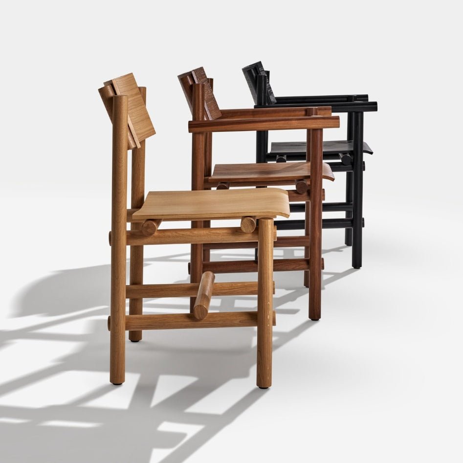 Sedia Collezione di legno Muecke - Sag 80 - Knoll - Tavolo