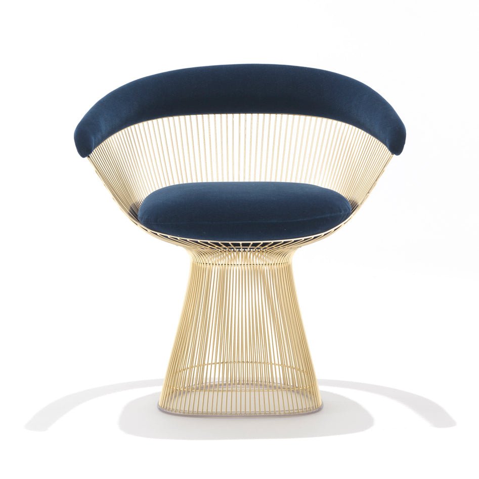 Sedia Laterale Platner - Oro - Sag 80 - Knoll - Sedia