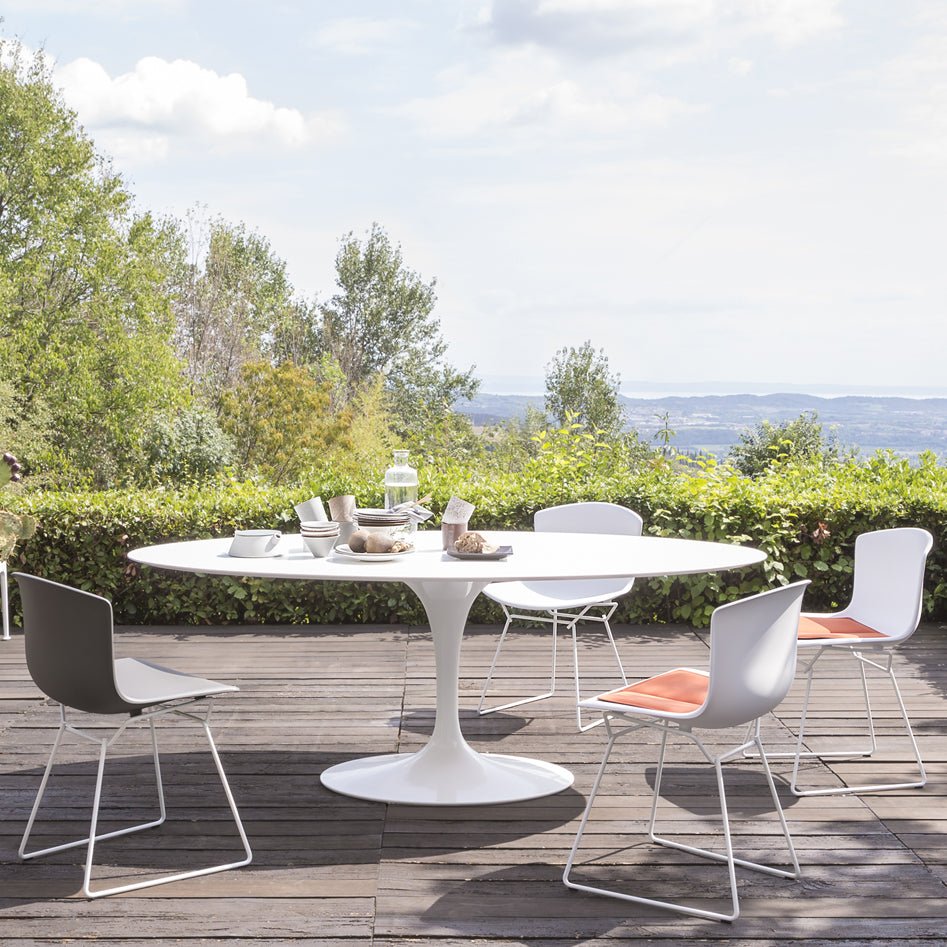 Sedia Laterale in plastica Bertoia - Outdoor - Sag 80 - Knoll - Sedia