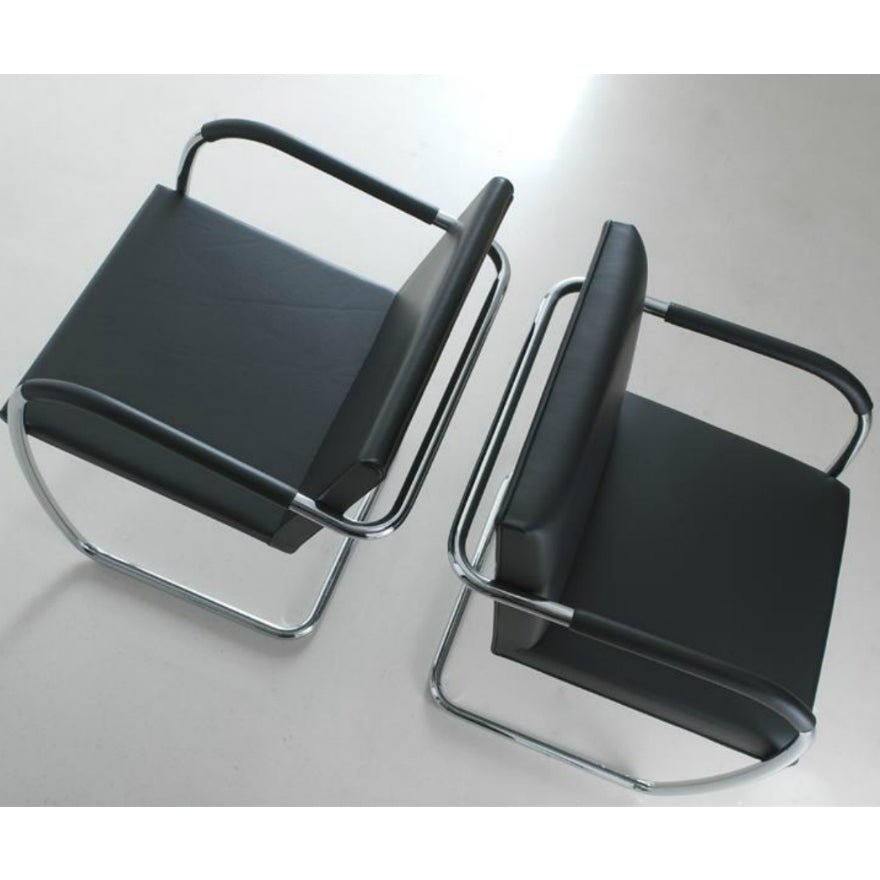 Sedia Laterale tubolare di Brno - Sag 80 - Knoll - Sedia