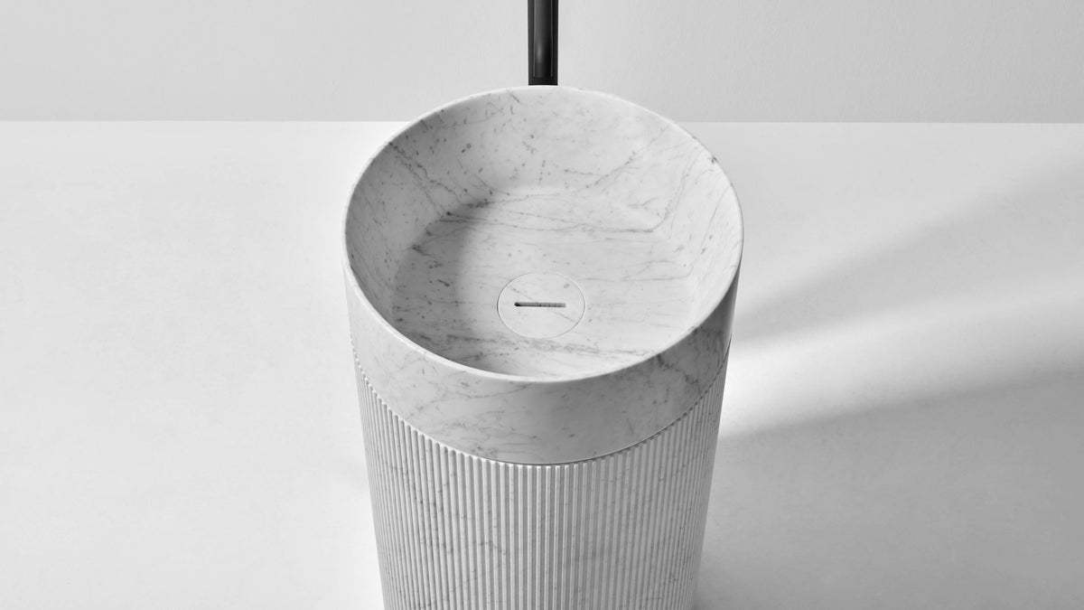 Rigatino_Stone – lavabo freestanding - Sag 80 - Antonio Lupi - Lavabo