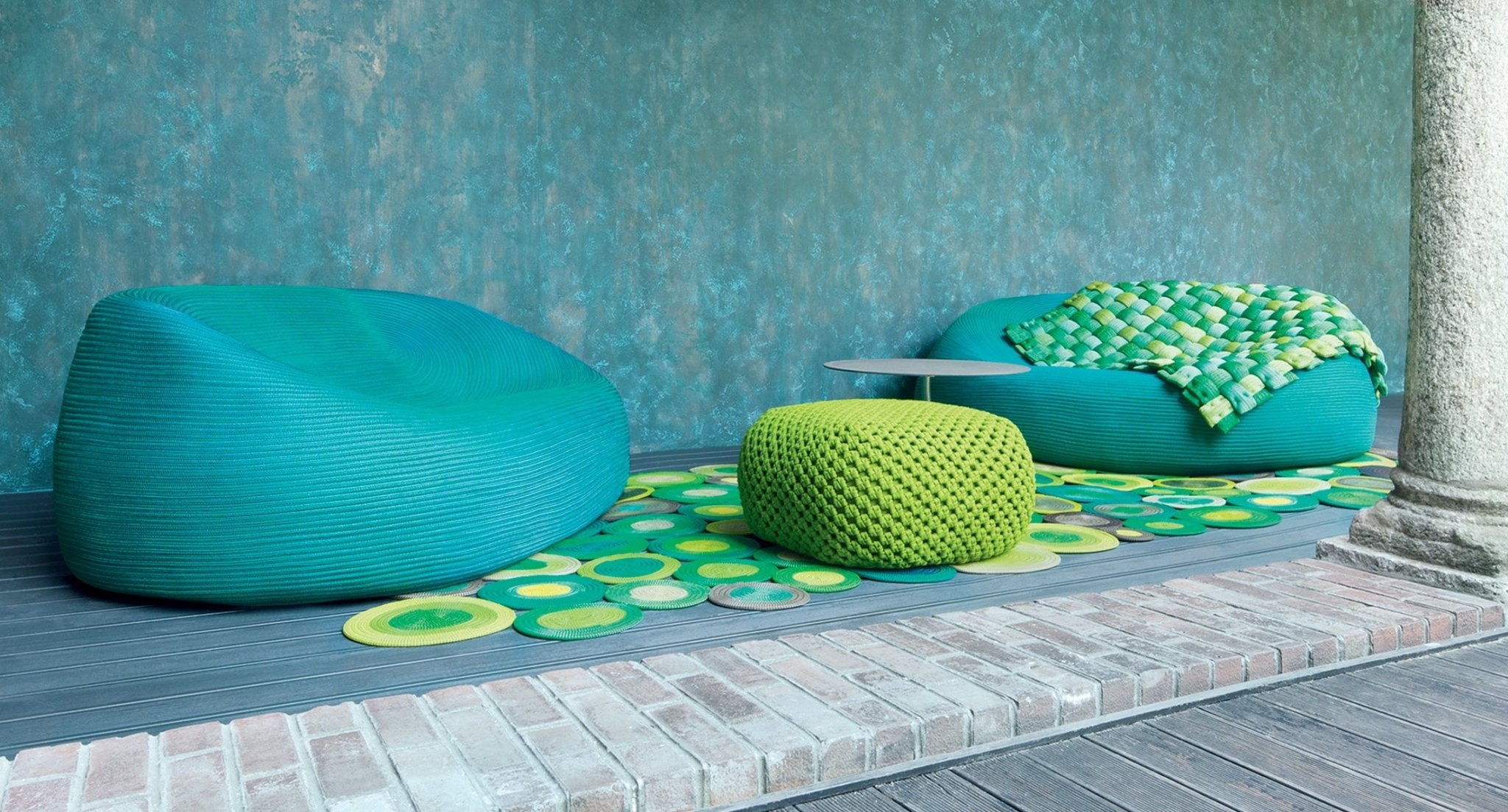 Pouf Berry - Sag 80 - Paola Lenti - Pouf