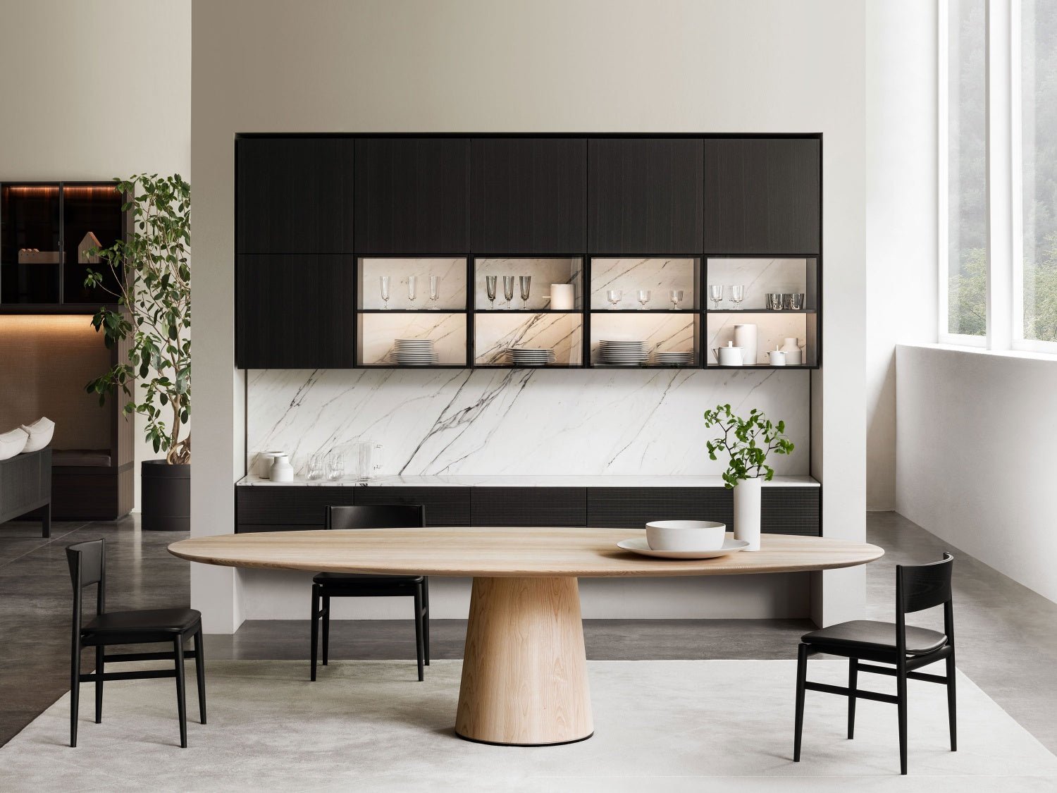 Tavolo Materic Ovale - Sag 80 - Porro - Tavolo