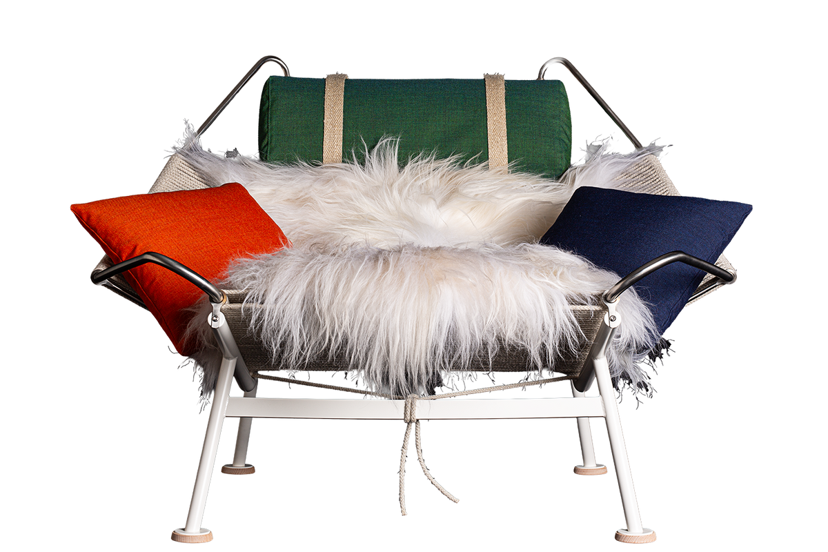 pp225 Flag Halyard Chair – poltrona lounge – ambientata
