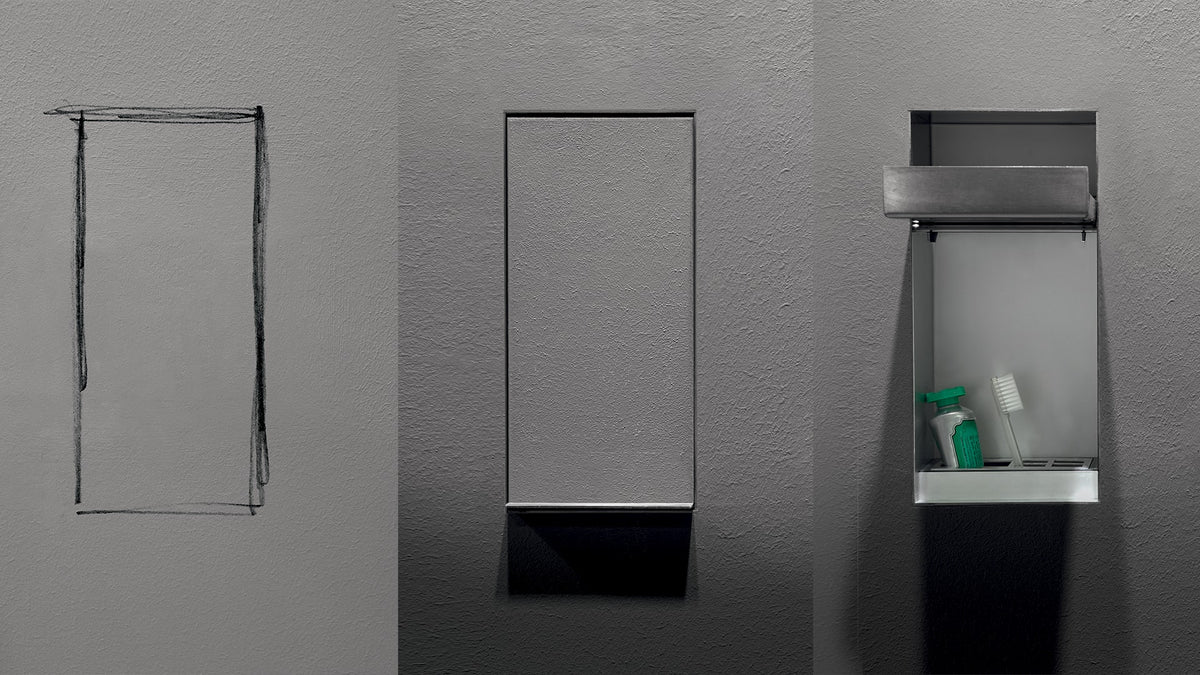 Sesamo – accessorio bagno - Sag 80 - Antonio Lupi - Complemento