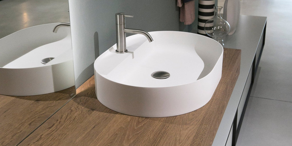 Simplovale – lavabo da appoggio - Sag 80 - Antonio Lupi - Lavabo