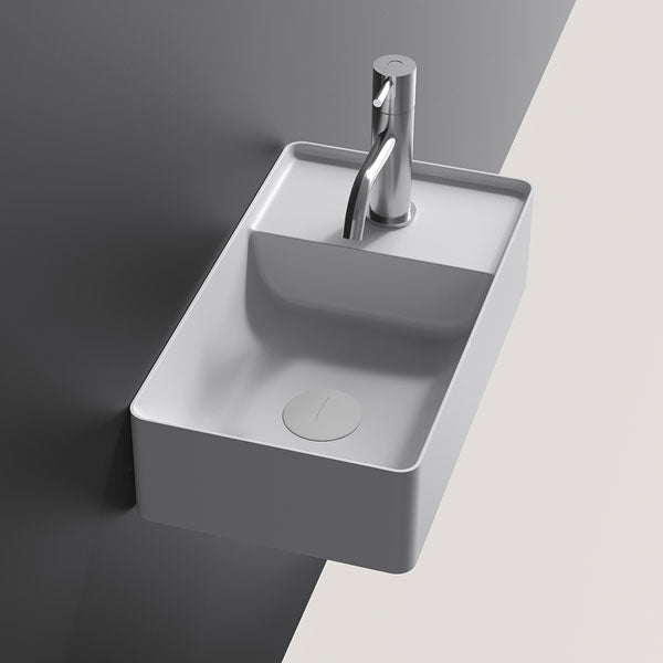Simplomani – lavabo da appoggio – ambientata