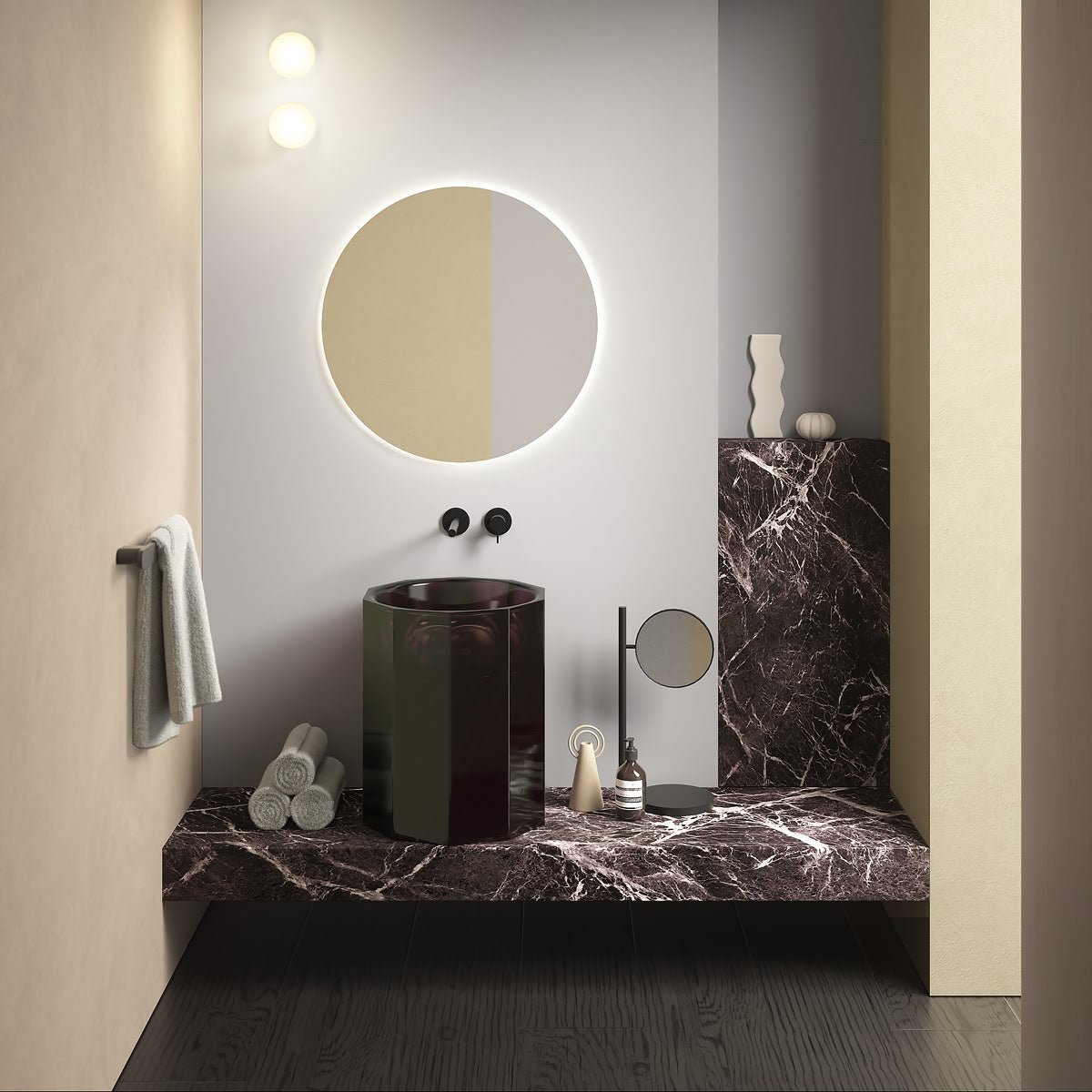 Vitreo – lavabo freestanding - Sag 80 - Antonio Lupi - Lavabo