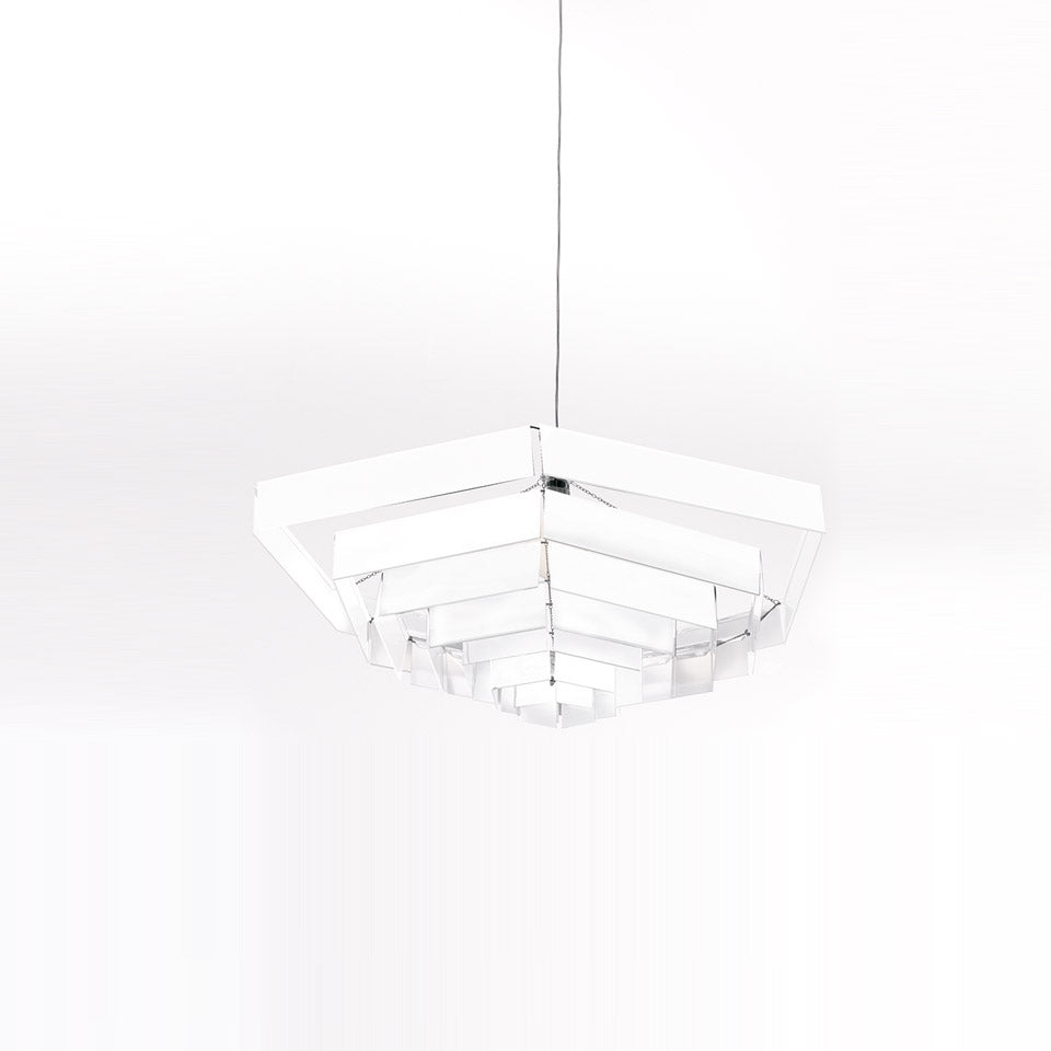 Lampada Esagonale – lampada a sospensione – ambientata