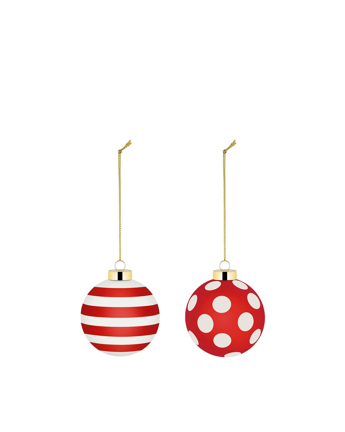 Delight – set di 2 palle per albero di Natale (NZ04SET2) - Sag 80 - Alessi - Complemento