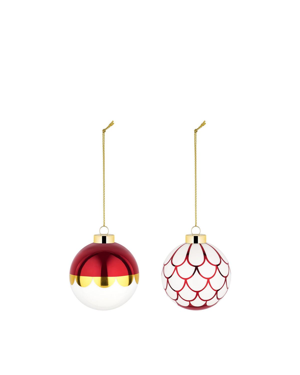 Delight – set di due palle per albero di Natale (NZ04SET4) - Sag 80 - Alessi - Complemento