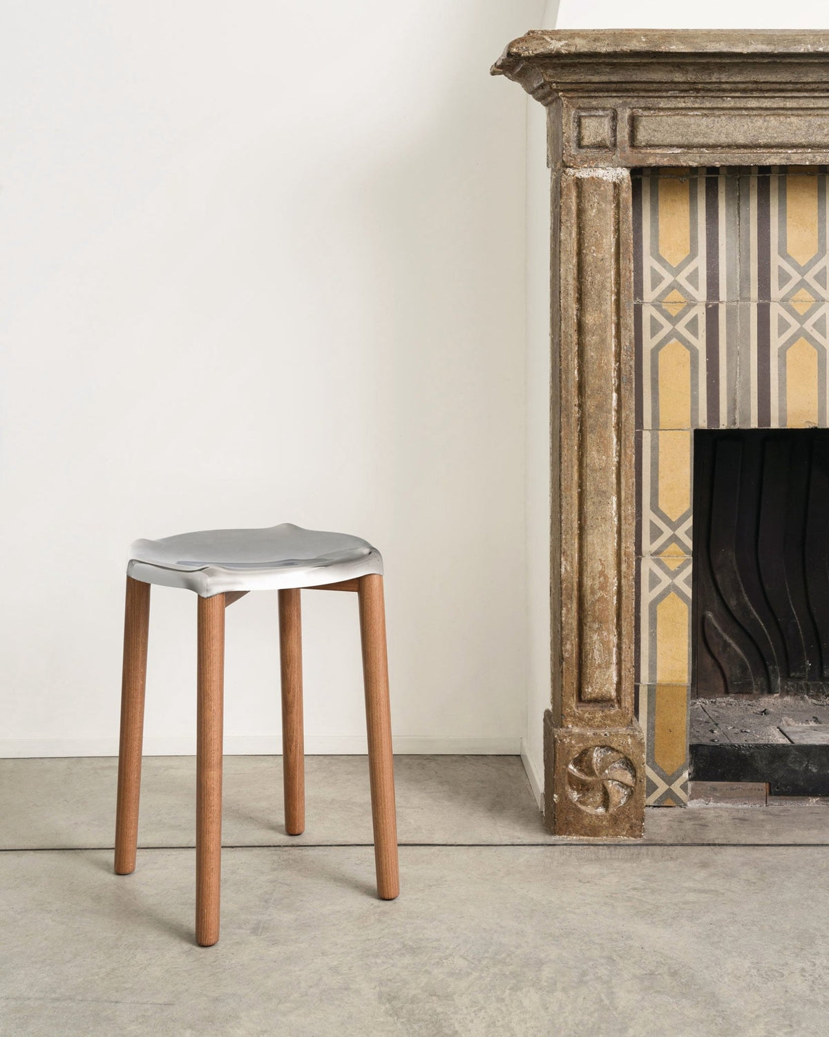 Poêle Collection – sgabello (PS22) - Sag 80 - Alessi - Sedia