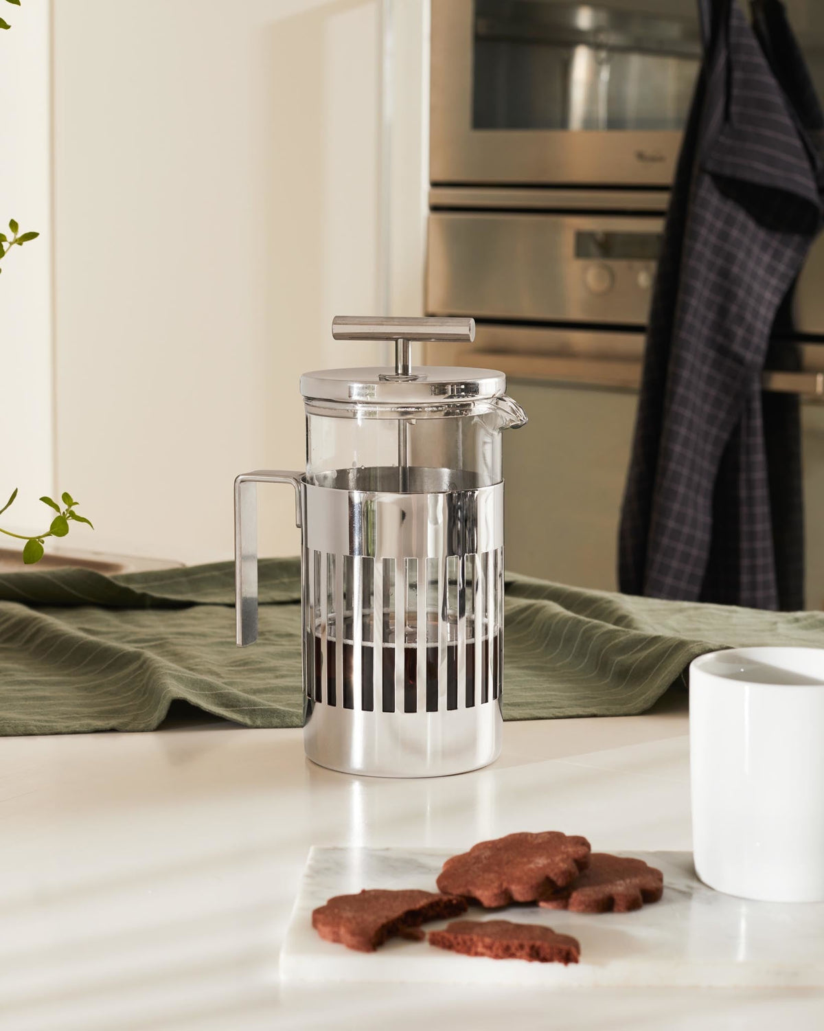 9094 – caffettiera a presso-filtro - Sag 80 - Alessi - Complemento