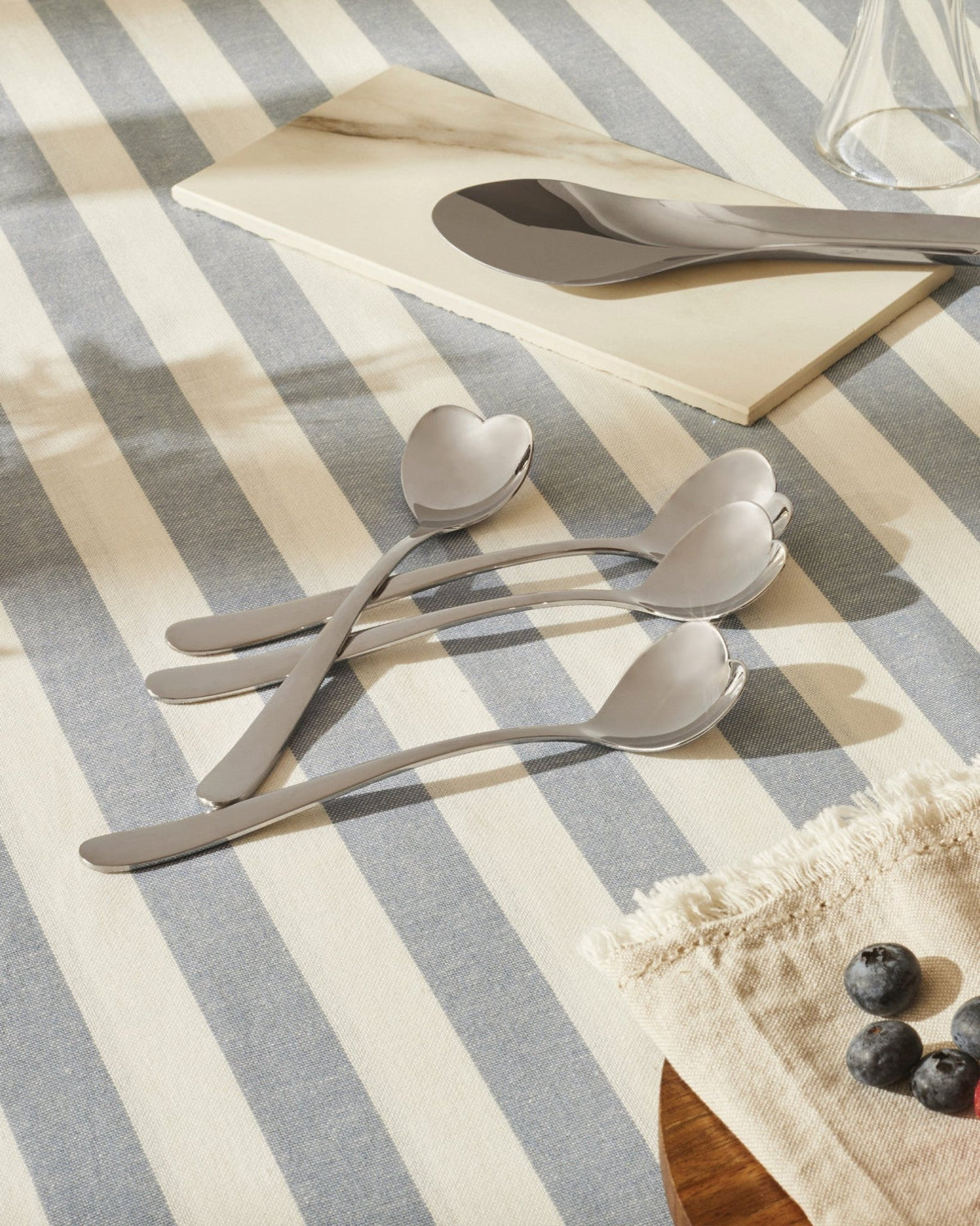 Big Love – set di 4 cucchiaini da gelato - Sag 80 - Alessi - Complemento