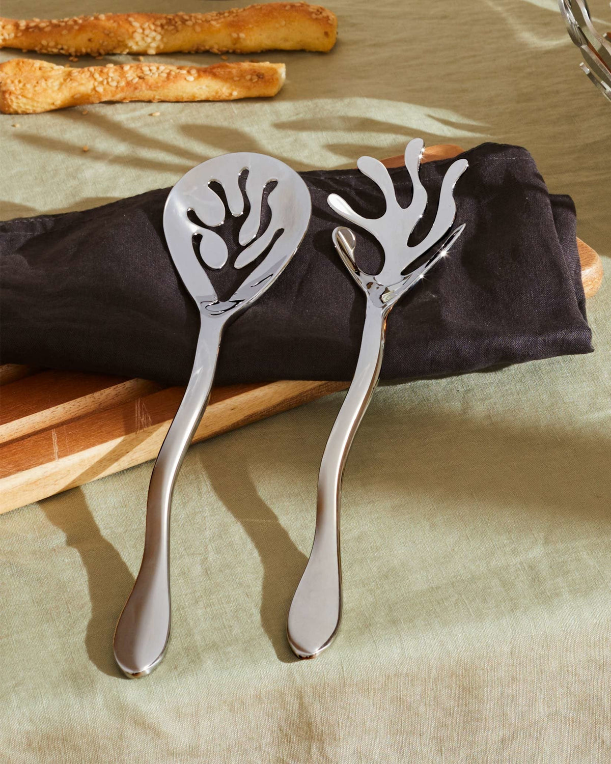 Mediterraneo – posate per insalata - Sag 80 - Alessi - Complemento
