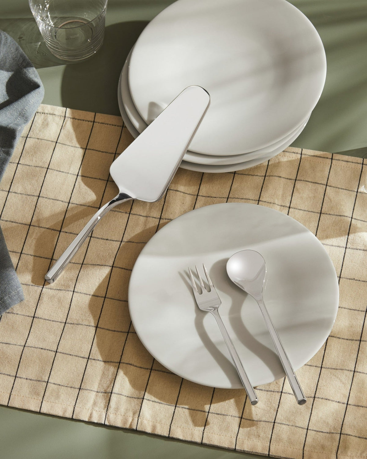 KU – piatto da dessert (4 pezzi) - Sag 80 - Alessi - Complemento