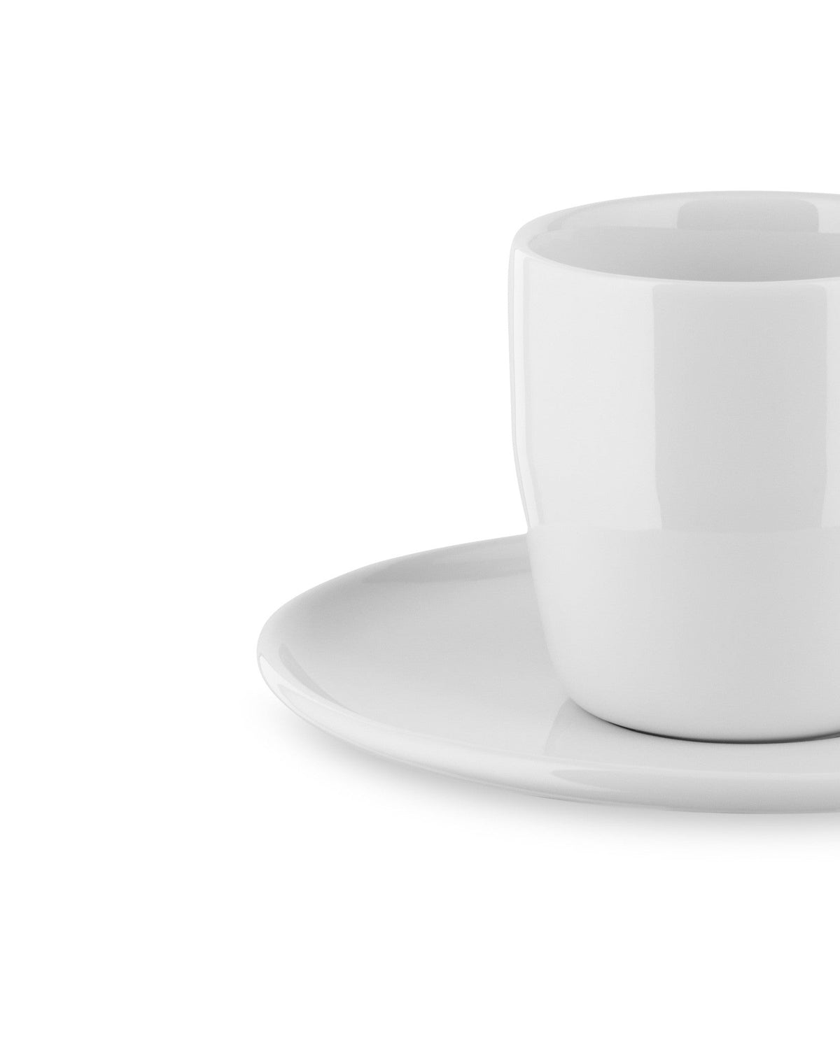 Itsumo – set di una tazza da caffè con sottotazza (4 pezzi) - Sag 80 - Alessi - Complemento