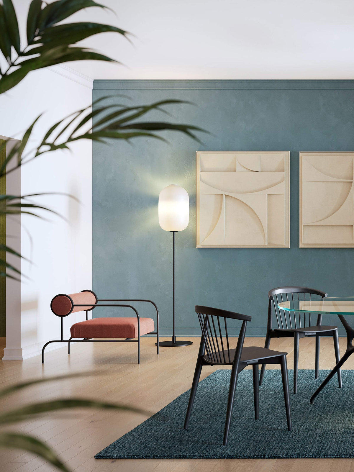 Sofa with Arms – poltroncina – ambientata
