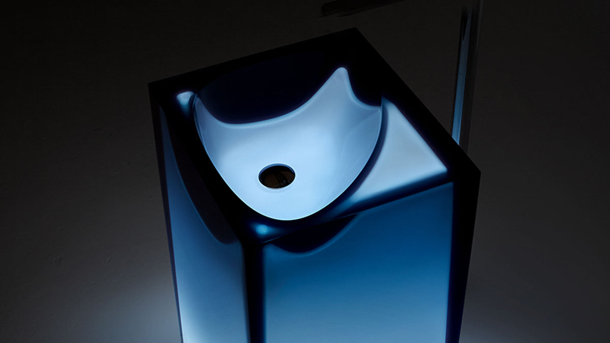 ASTRO E AURA – lavabo freestanding – ambientata