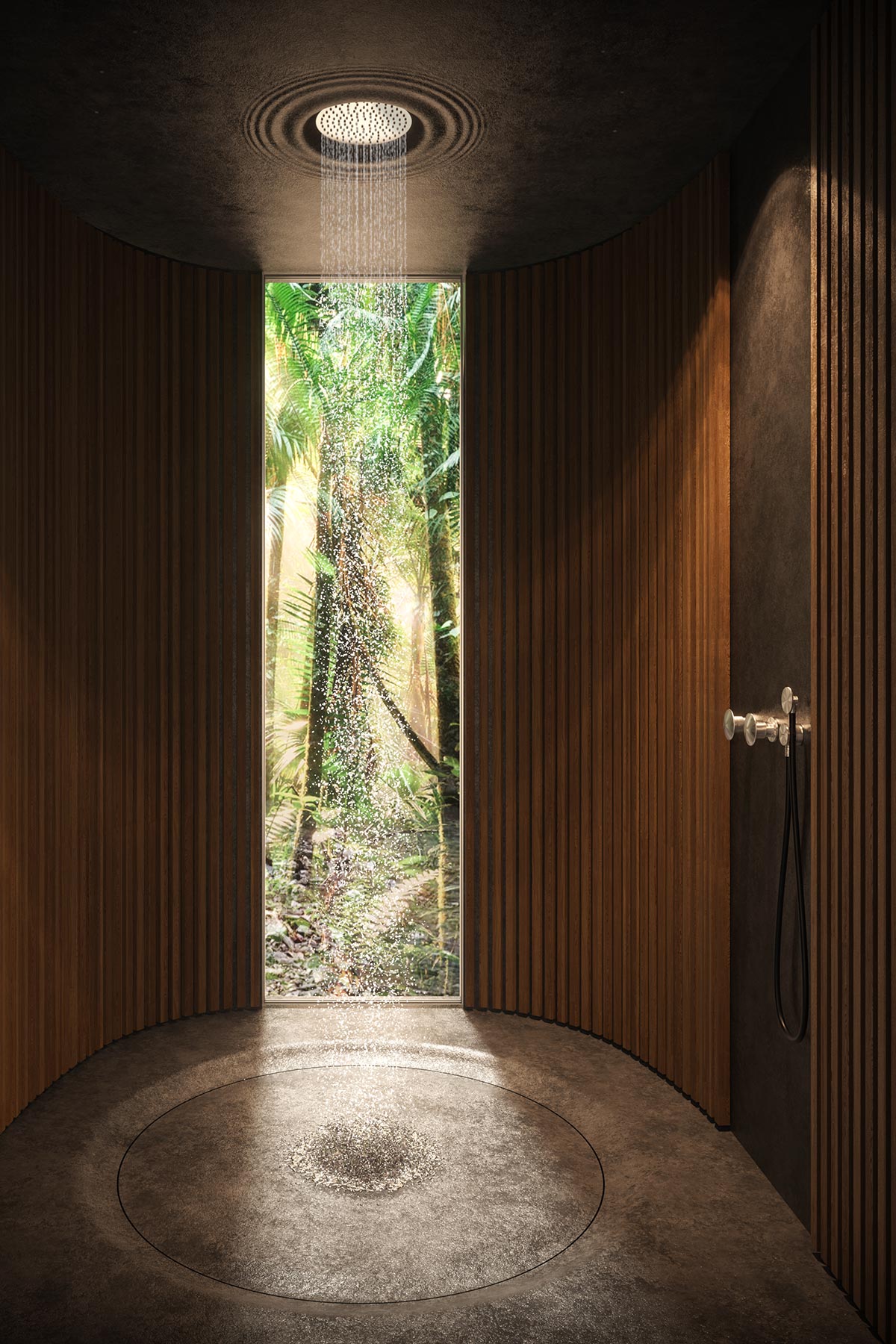 Raindrop – soffione indoor – ambientata