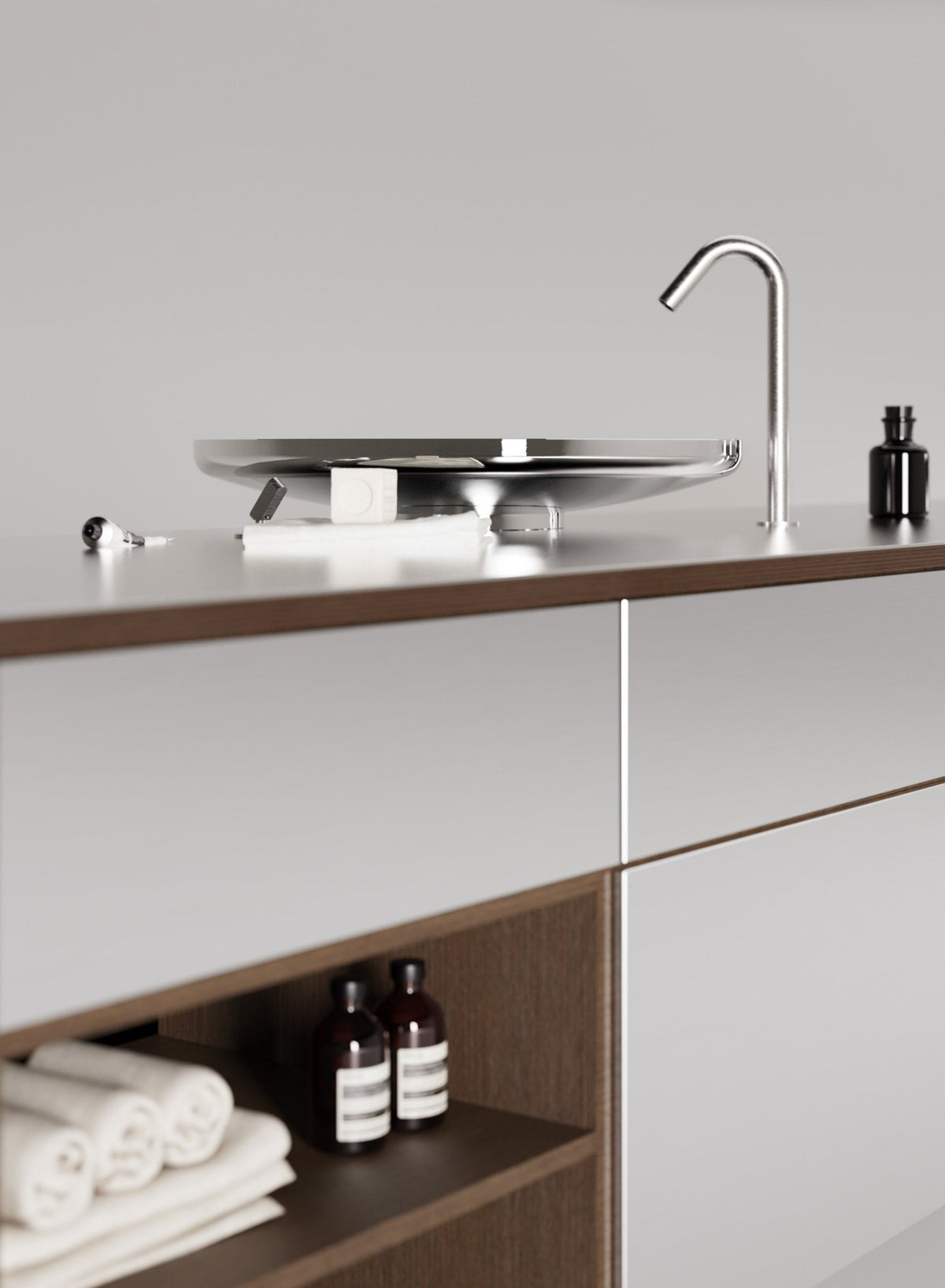 Ufo – lavabo da appoggio - Sag 80 - Agape - Lavabo