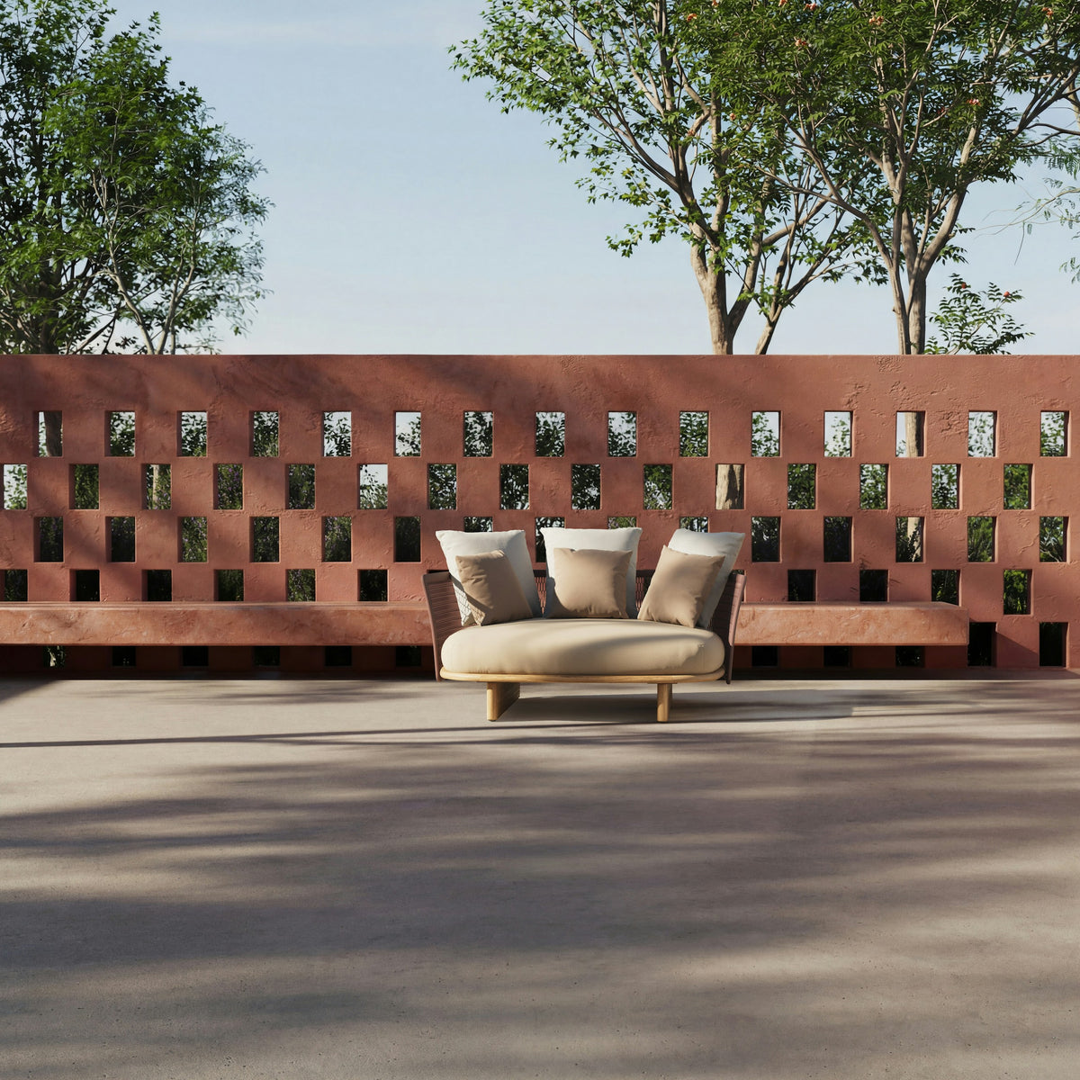 Mesh – daybed – ambientata