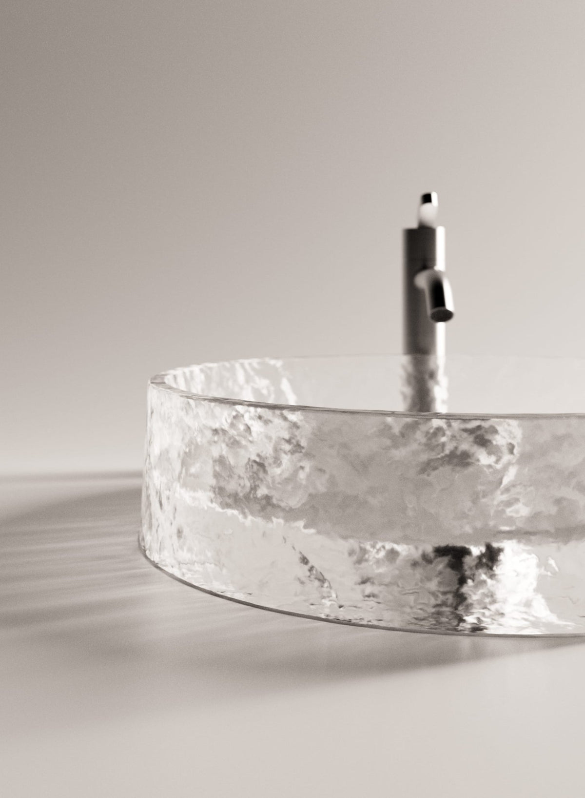 Massicci – lavabo da appoggio – ambientata