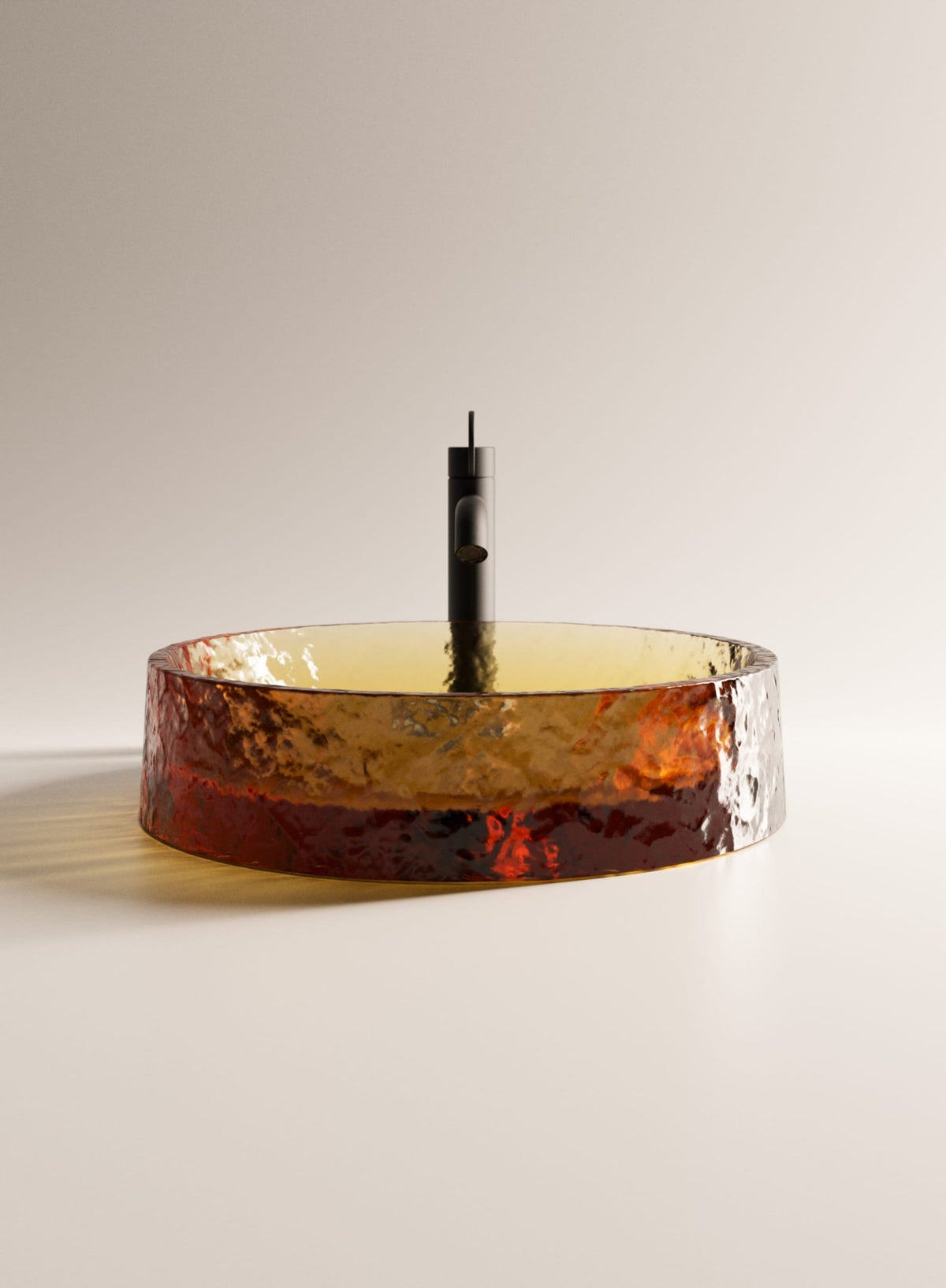 Massicci – lavabo da appoggio – ambientata