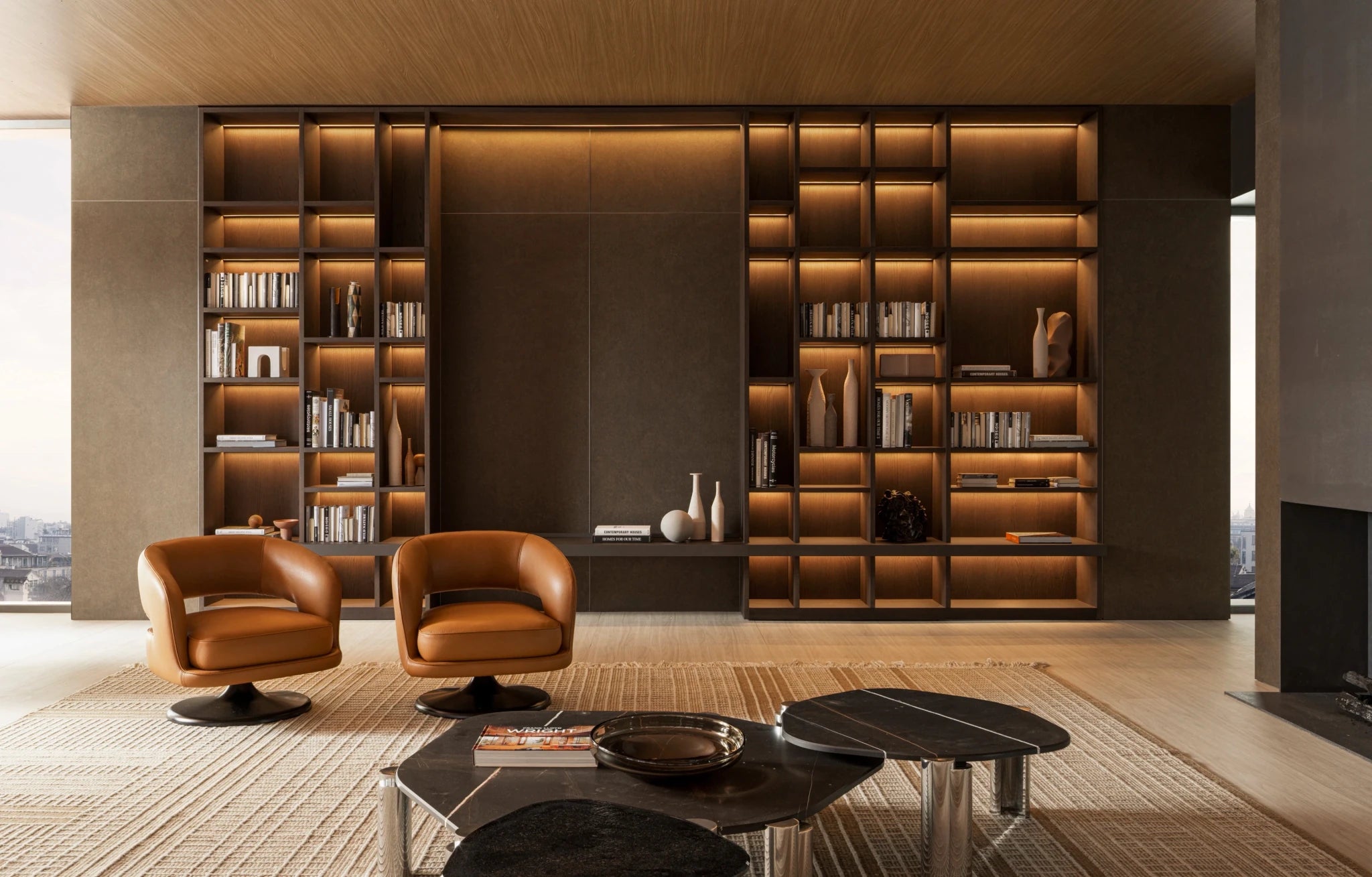 505 UP SYSTEM libreria - Sag 80 - MOLTENI - Libreria