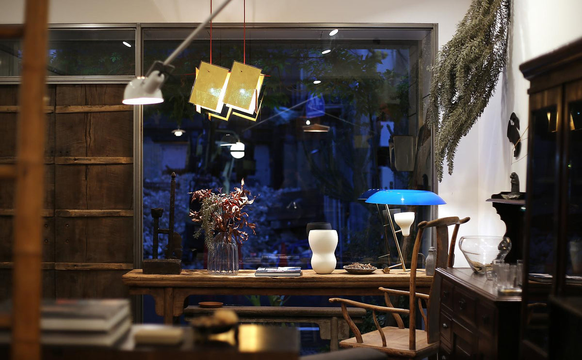 24 Karat Blau – lampada a sospensione – ambientata